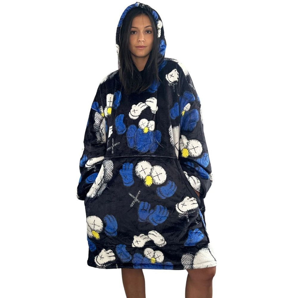 KAWS & ELMO Wearable Blanket Hoodie for Kids & Adults (ONLINE ORDER ONLY)