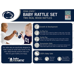 Penn State Nittany Lions - Baby Rattles 2-Pack (ONLINE ORDER ONLY)