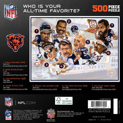 Chicago Bears - All Time Greats 500 Piece Jigsaw Puzzle (ONLINE ORDER ONLY)