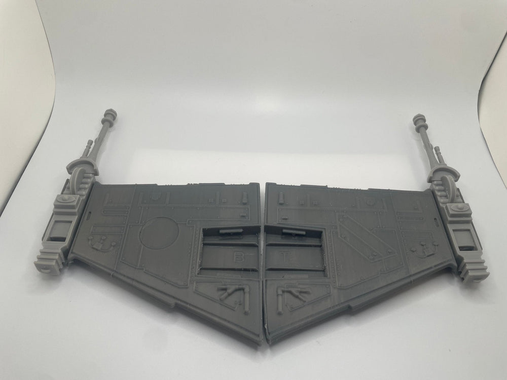 Kenner B-Wing fighter Top and Bottom & Cannons set REPRO (ONLINE ORDER ONLY)