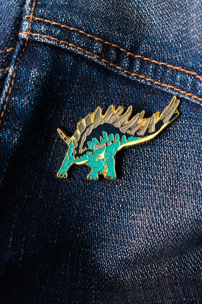Kentrosaurus Enamel Pin (Kentrosaurus aethiopicus) (ONLINE ORDER ONLY)