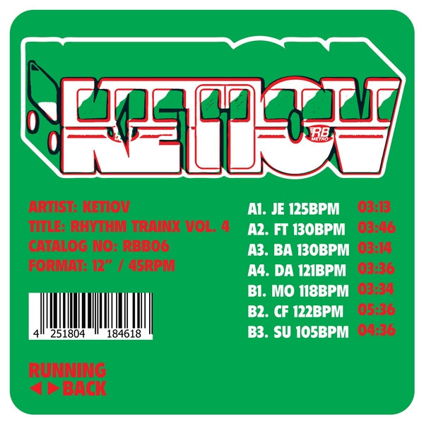 Rhythm Trainx Vol. 4 [Vinyl] (ONLINE ORDER ONLY)