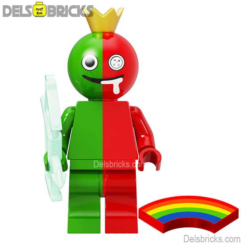 Rainbow Friends red/Green Lego Minifigures (ONLINE ORDER ONLY)