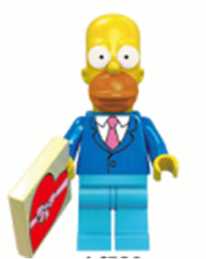 Homer Simpson Custom Minifig (Online Only)