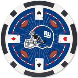 New York Giants 100 Piece Poker Chips (ONLINE ORDER ONLY)