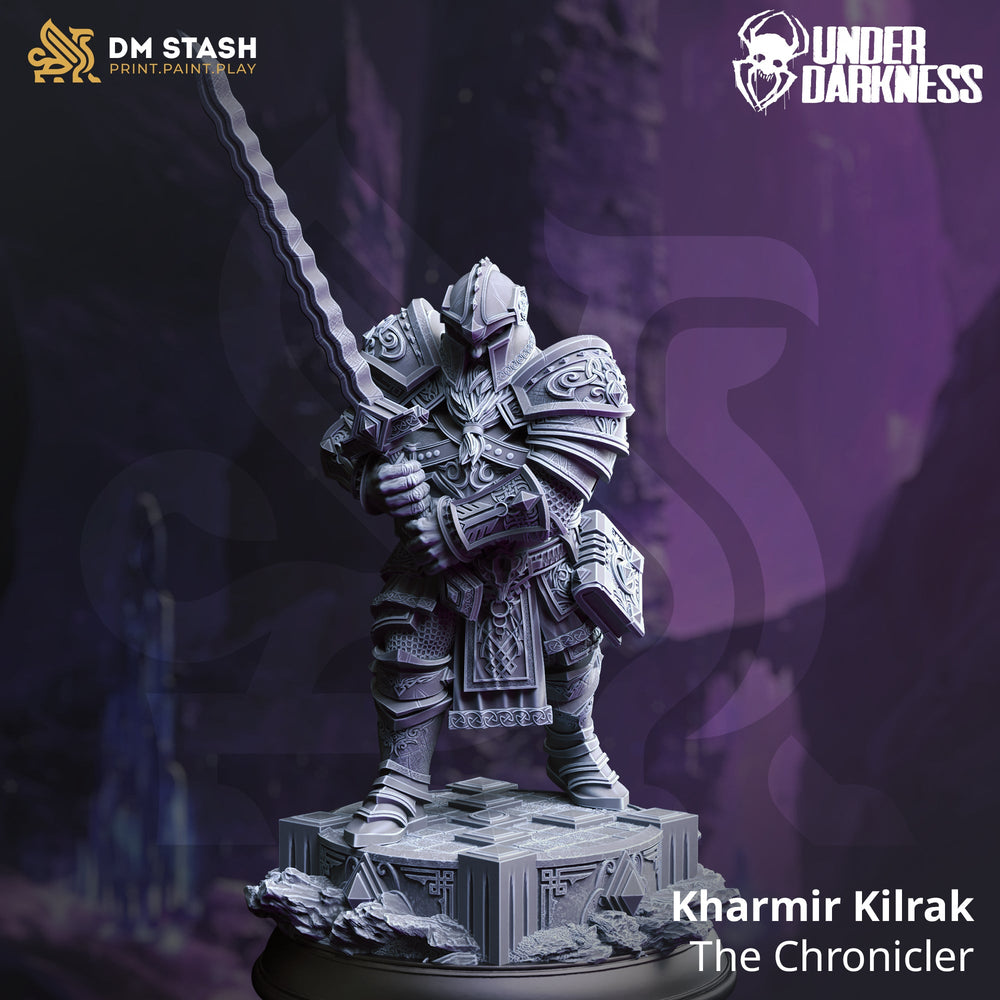 Kharmir “Lorehand” Kilrak, The Chronicler (Male Duegar Fighter) (Online Order Only)
