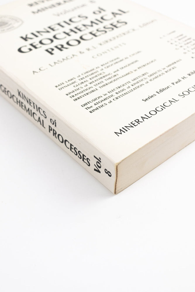 Kinetics of Geochemical Processes (ONLINE ORDER ONLY)