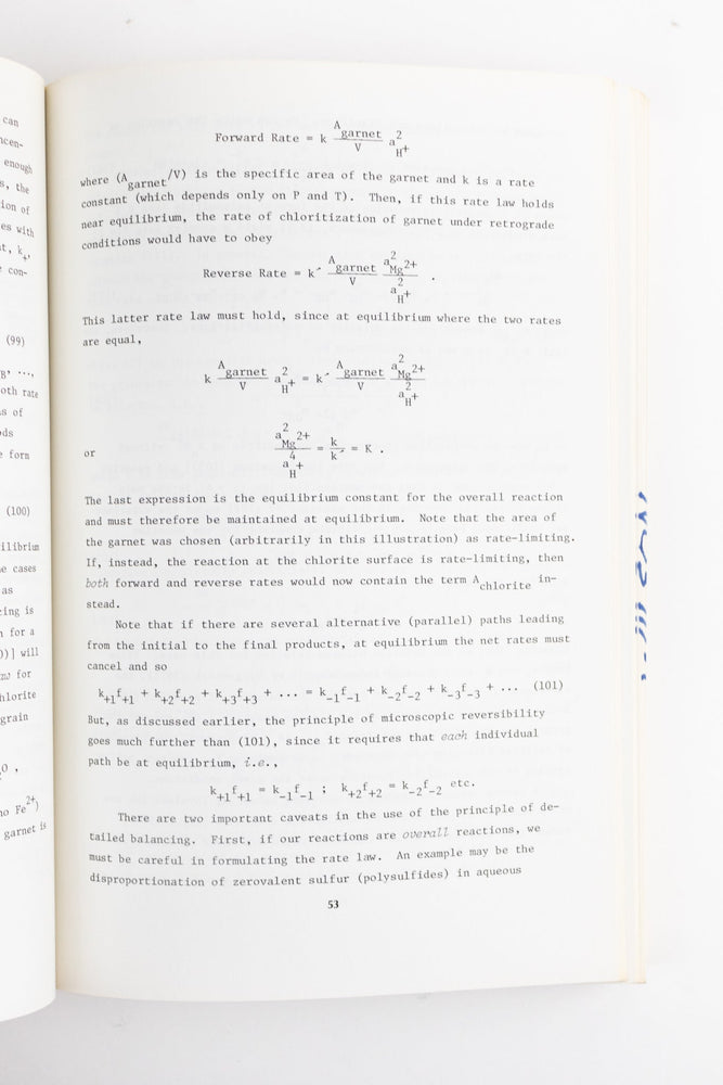 Kinetics of Geochemical Processes (ONLINE ORDER ONLY)