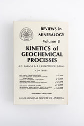 Kinetics of Geochemical Processes (ONLINE ORDER ONLY)