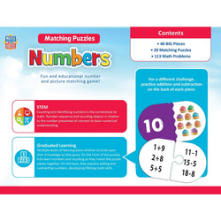 Numbers - Educational Matching Jigsaw Puzzles (ONLINE ORDER ONLY)