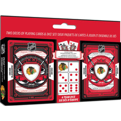 Chicago Blackhawks - 2-Pack Playing Cards & Dice Set (ONLINE ORDER ONLY)