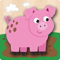 Farm Chunky Wood Puzzles - Kids 4 Pack (ONLINE ORDER ONLY)