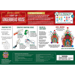 Light-Up Gingerbread House - 6" Plaster Paint Kit (ONLINE ORDER ONLY)