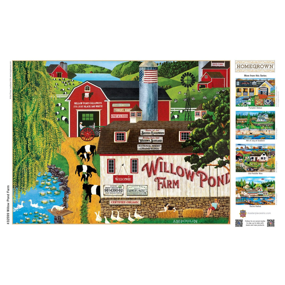 Homegrown - Willow Pond Farm 750 Piece Jigsaw Puzzle