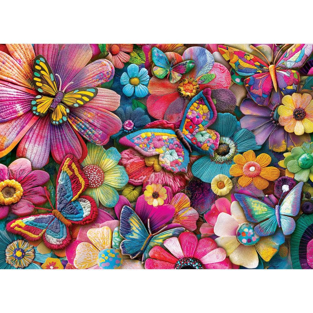 Handcrafted Menagerie - Dance Through Petals 1000 Piece Jigsaw Puzzle (ONLINE ORDER ONLY)