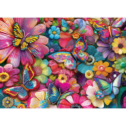 Handcrafted Menagerie - Dance Through Petals 1000 Piece Jigsaw Puzzle (ONLINE ORDER ONLY)