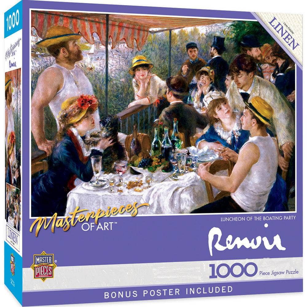 MasterPieces of Art - Luncheon of the Boating Party 1000 Piece Jigsaw Puzzle