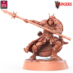 3D Printed STL Miniatures Tiefling Female Ranger Rangers 28 - 32mm War Gaming D&D (Online Only)
