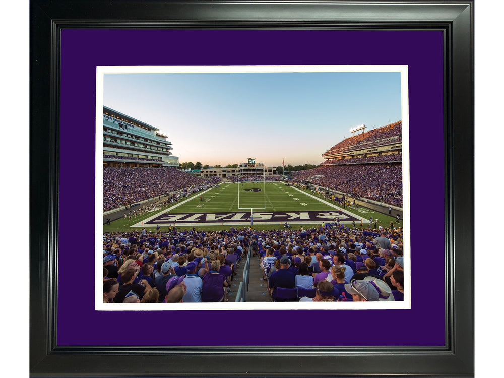 Framed Bill Snyder Family Stadium Kansas State Wildcats 11"x14" NCAA Football Photo Professionally Matted (ONLINE ORDER ONLY)