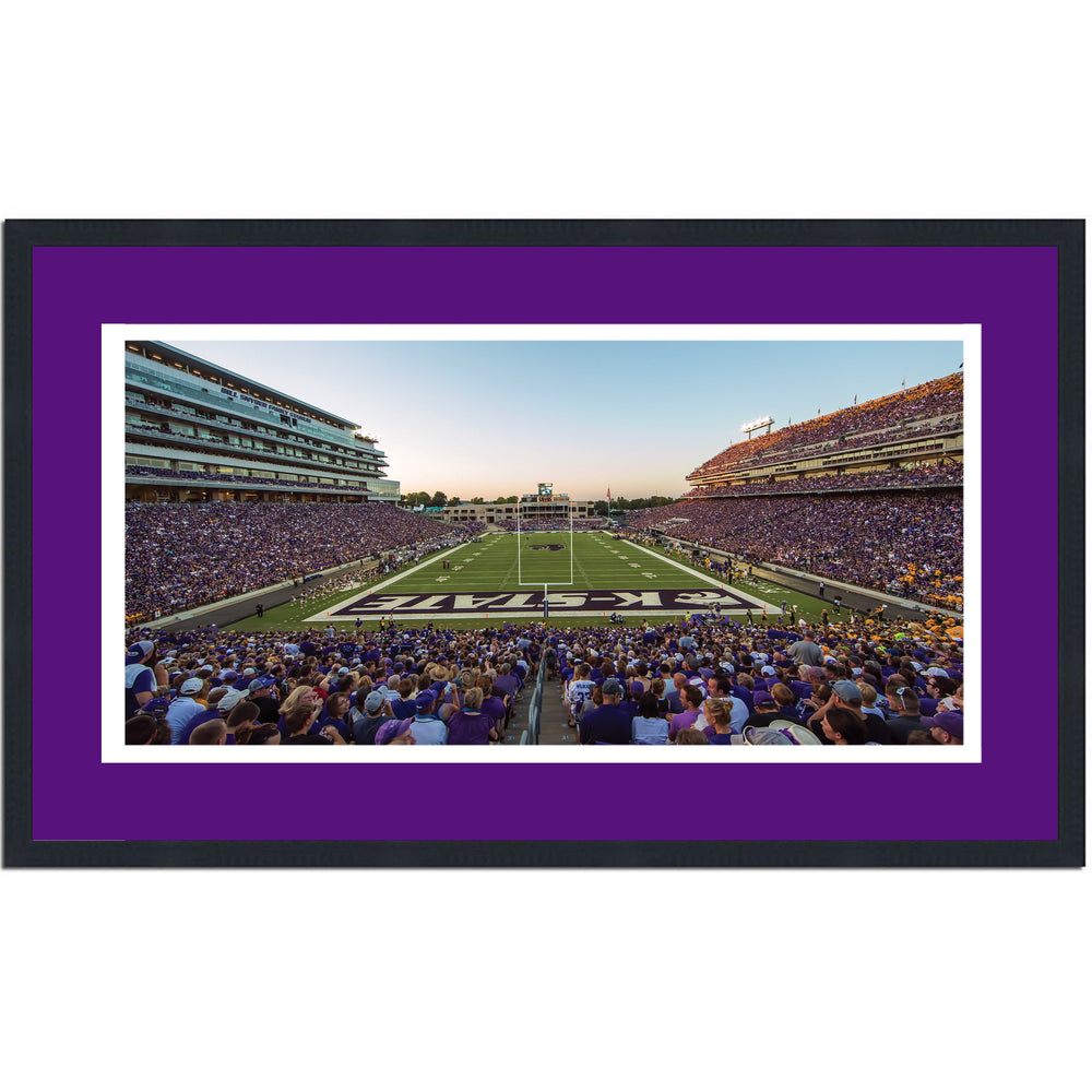 Framed Bill Snyder Family Stadium Kansas State Wildcats 16x24 NCAA Football Photo Professionally Matted (ONLINE ORDER ONLY)
