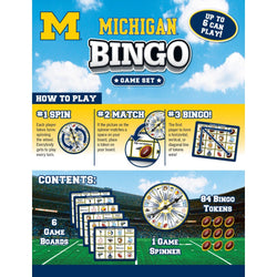Michigan Wolverines Bingo Game (ONLINE ORDER ONLY)