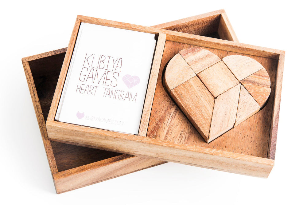 Heart Tangram - two sets with 57 challenge cards (Online Order Only)