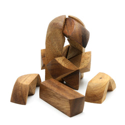 Rocket Puzzle - Wooden Interlocking Puzzle (Online Order Only)