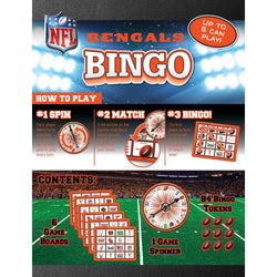 Cincinnati Bengals NFL Bingo Game (ONLINE ORDER ONLY)