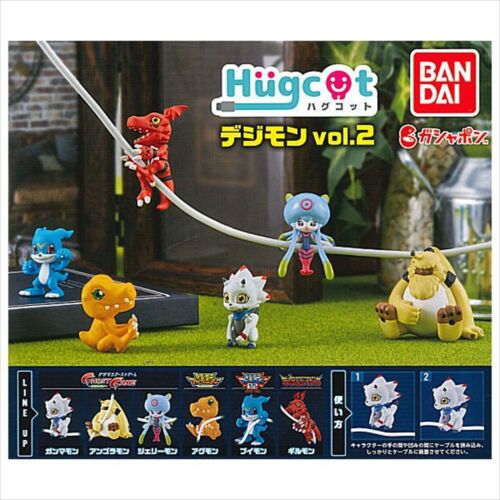 Digimon Adventure Hugcot Vol. 2 Capsule Toy Gashapon (1 Capsule) (ONLINE ORDER ONLY)