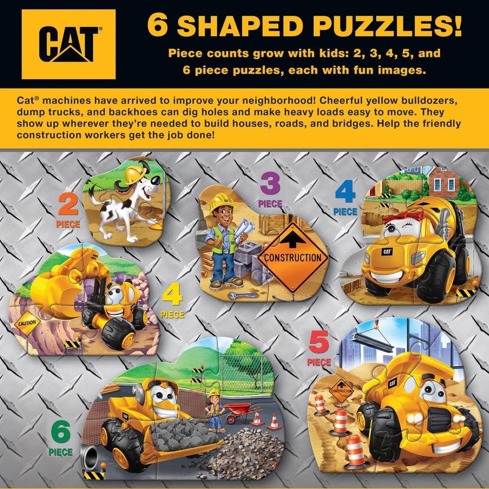 CAT - Caterpillar 6-Pack Mini Shaped Jigsaw Puzzles (ONLINE ORDER ONLY)