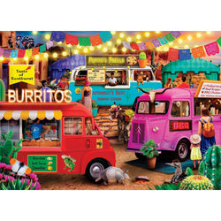 Food Truck Roundup - Taste of the Southwest 1000 Piece Jigsaw Puzzle (ONLINE ORDER ONLY)