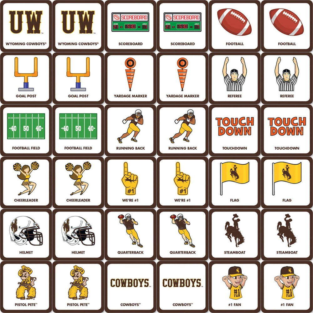 Wyoming Cowboys Matching Game (ONLINE ORDER ONLY)