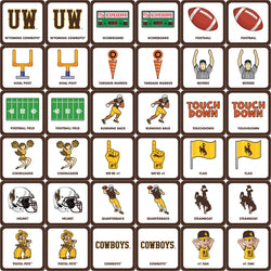 Wyoming Cowboys Matching Game (ONLINE ORDER ONLY)