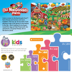 Old MacDonald's Farm - Pumpkin Patch 60 Piece Jigsaw Puzzle