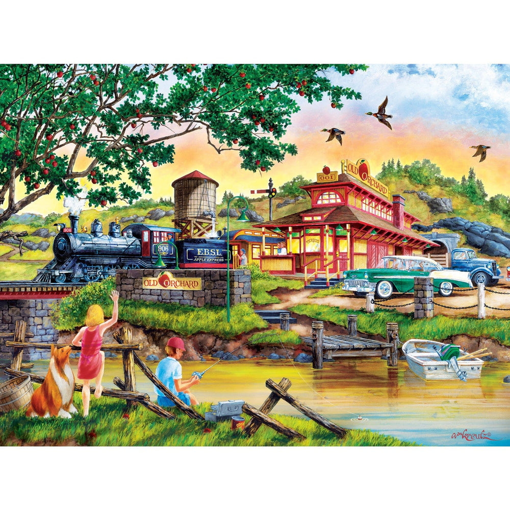 Country Escapes - Apple Express 500 Piece Jigsaw Puzzle (ONLINE ORDER ONLY)