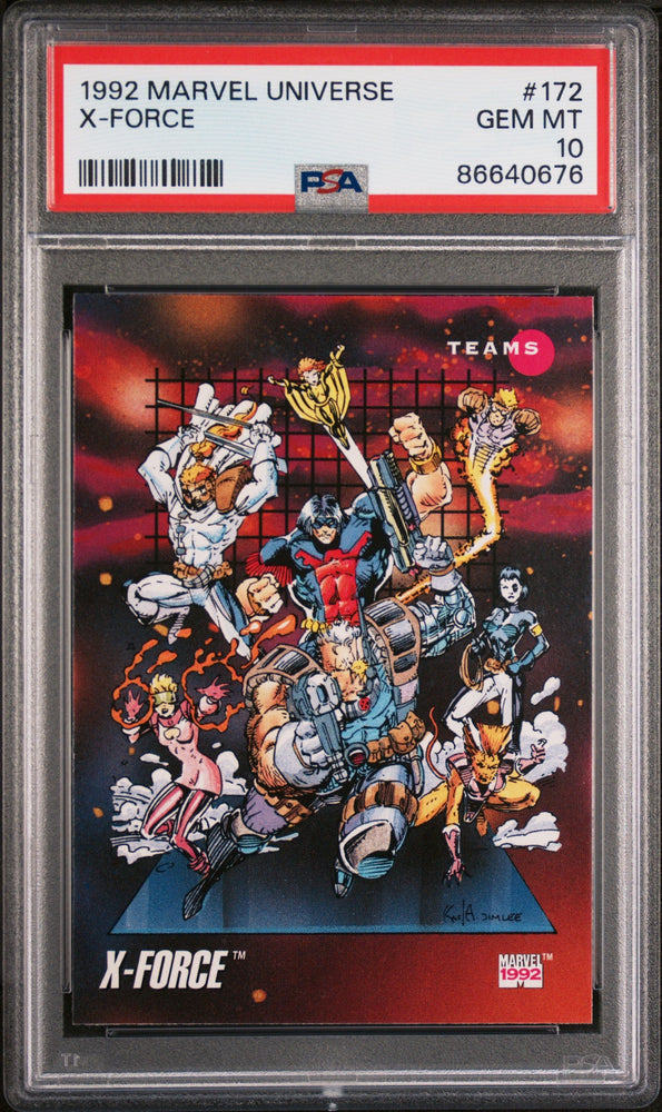 1992 MARVEL UNIVERSE X-FORCE  #172 - PSA 10 (Online Order Only)