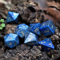 Lapis Lazuli Stone Dice Set (ONLINE ORDER ONLY)