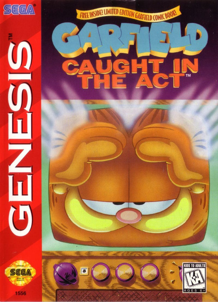 Garfield Caught in the Act (Sega Genesis) (ONLINE ORDER ONLY)