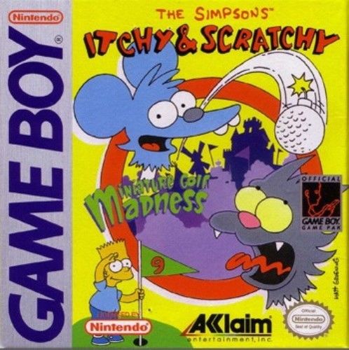 The Simpsons: Itchy & Scratchy in Miniature Golf Madness (Gameboy) (ONLINE ORDER ONLY)