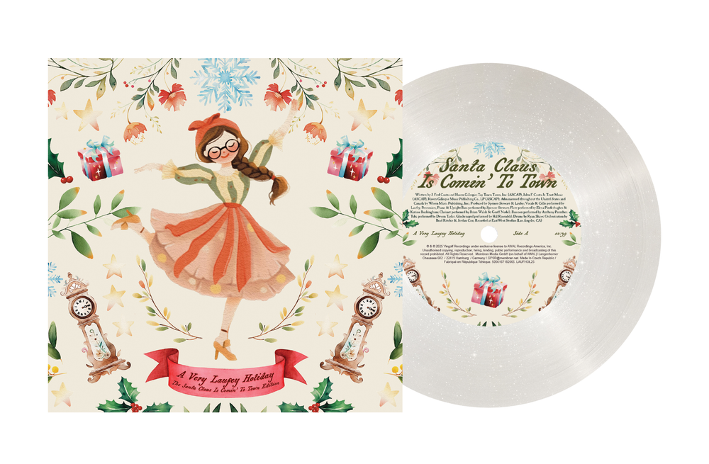 A Very Laufey Holiday: The Santa Claus Is Comin’ To Town Edition [Snow Globe Glitter 7'] [Vinyl] (ONLINE ORDER ONLY)