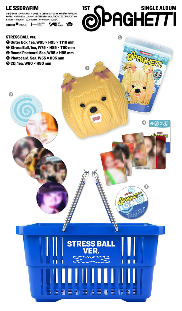1St Single Album 'Spaghetti' [Stress Ball Ver.] [CD] (ONLINE ORDER ONLY)