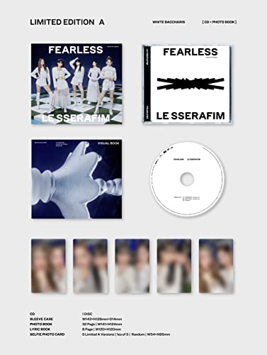 LE SSERAFIM - FEARLESS [Limited Edition A] [CD + Photobook] [CD] (ONLINE ORDER ONLY)