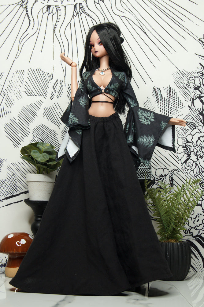 Trumpet Sleeve Crop-Top - Smart Doll, DD, SD13, and SD16 clothes (Online Only) (Online Order Only)