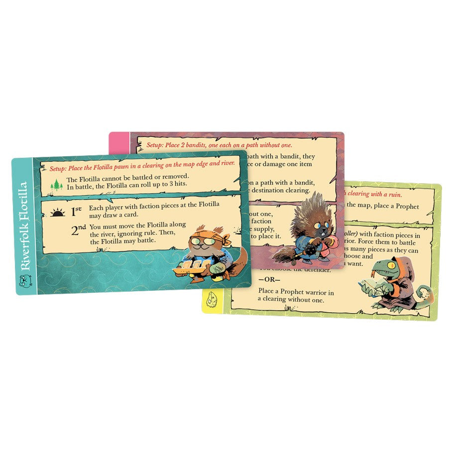 Root: The Riverfolk Hirelings Pack (ONLINE ORDER ONLY)