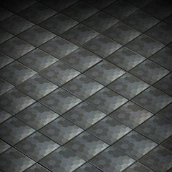 Black Shades HEX Flooring - Custom Printed 2x2 Tile (Online Order Only)