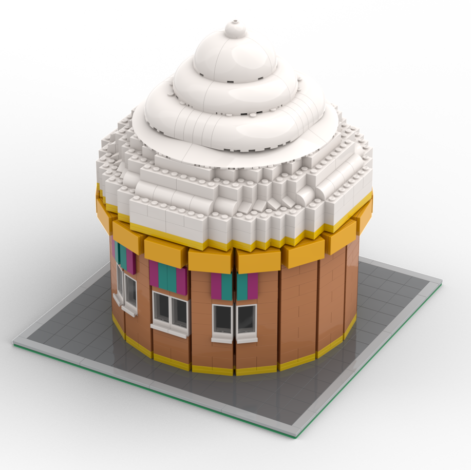 Instructions for Custom LEGO Ice Cream Shop (Online Order Only)