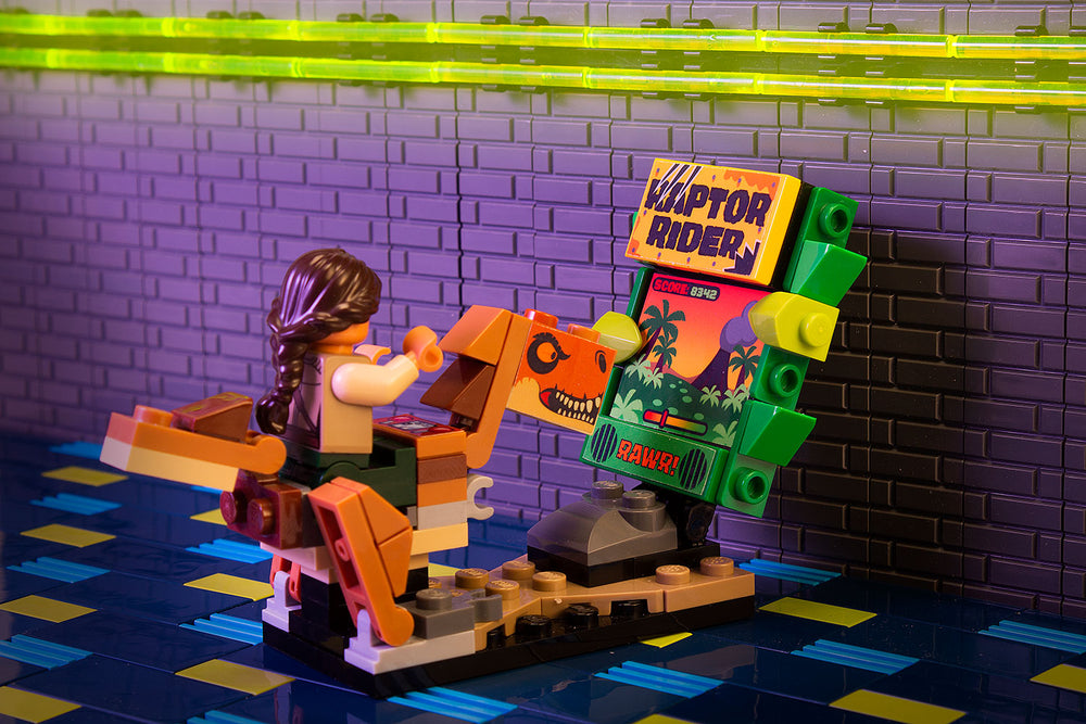 Raptor Rider - B3 Customs Arcade Game made using LEGO parts (Online Order Only)
