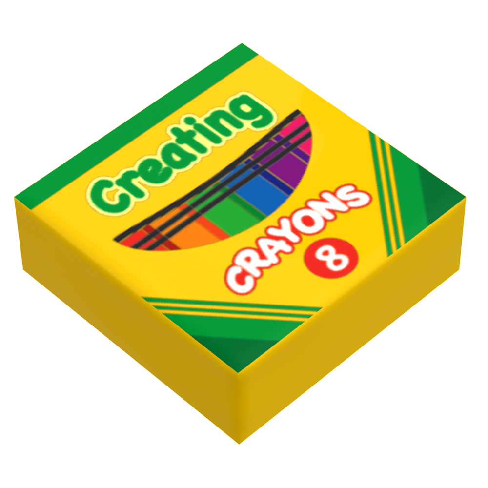 B3 Customs® Creating Crayons Small Box (1x1 Tile) (Online Order Only)