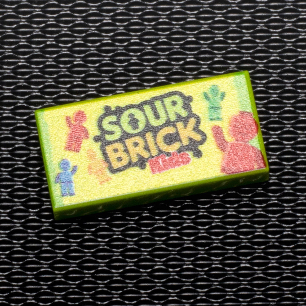 Sour Brick Kids - Custom Printed 1x2 Tile (Online Order Only)