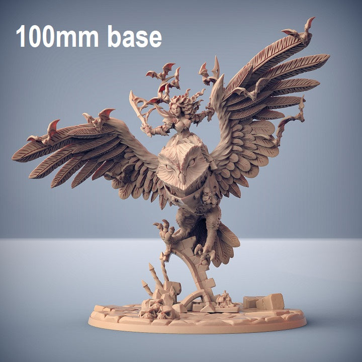Lenora on Vampiric Barbajiann (Heroic Owl Mount) (Online Only)